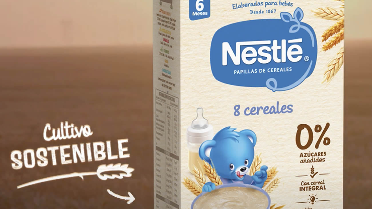 Papillas Nestlé: Ahora con cereales de cultivo sostenible - Spot Digital